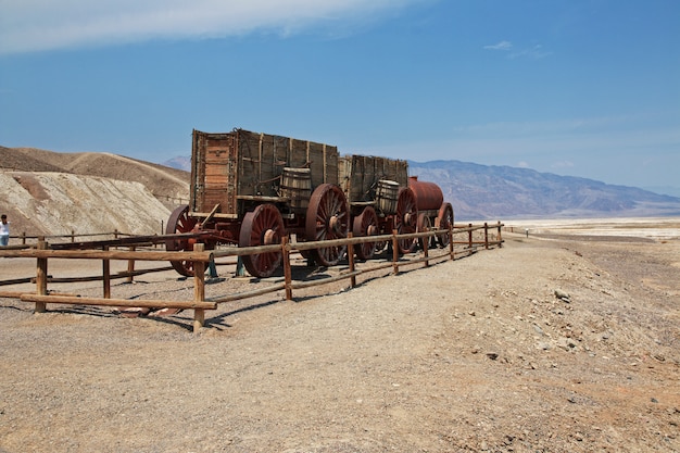 Stary Pociąg W Death Valley W Kalifornii, Usa