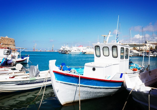 Stary port w Heraklionie Kreta Grecja