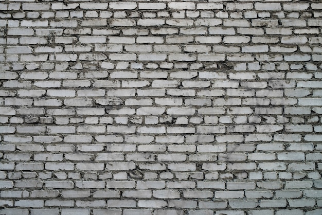 Stary realistyczny mur z cegły z białej cegły