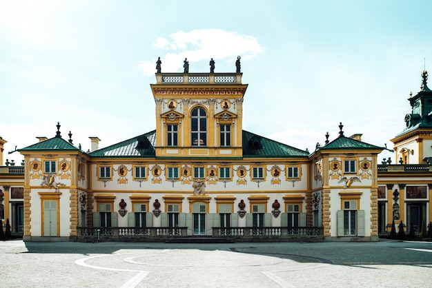 Stary Zabytkowy Pałac W Warszawie Wilanów, O Architekturze Parkowej