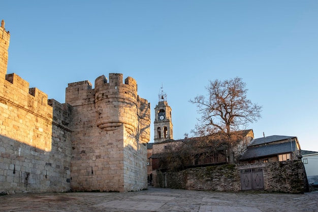 Stary zamek w Puebla de Sanabria Hiszpania