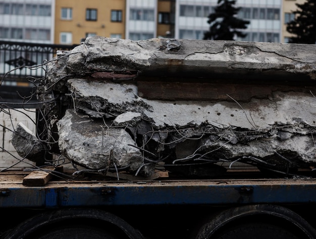 Stary zużyty beton