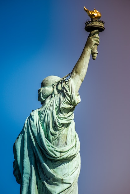 Zdjęcie statua wolności w nowym jorku, usa