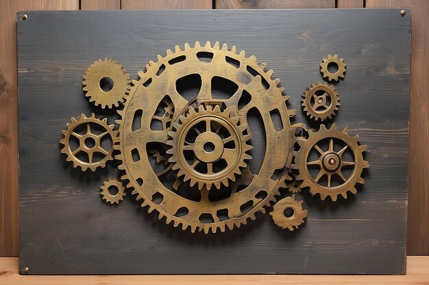 Steampunk Gear Wall Art