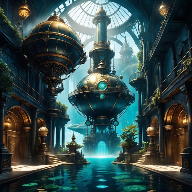 Steampunkowa podróż Atlantis odsłania zapomnianą technologię i trwałe sekrety