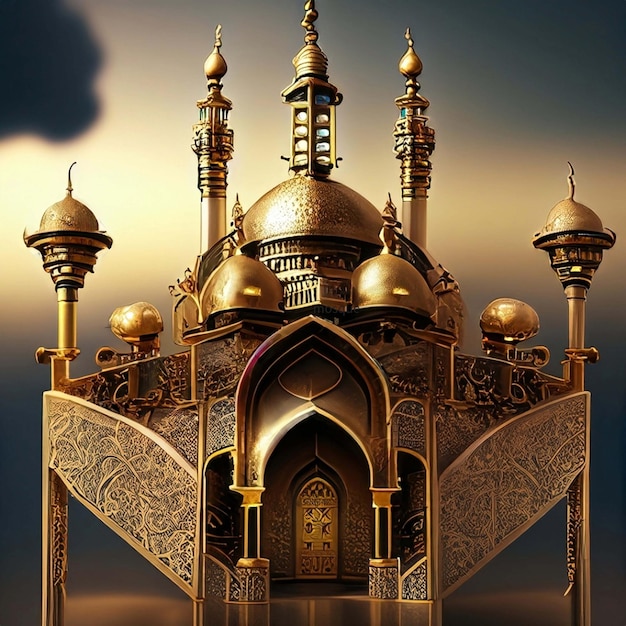 steampunkowy meczet