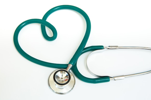 Stetoskop medyczny w kształcie serca