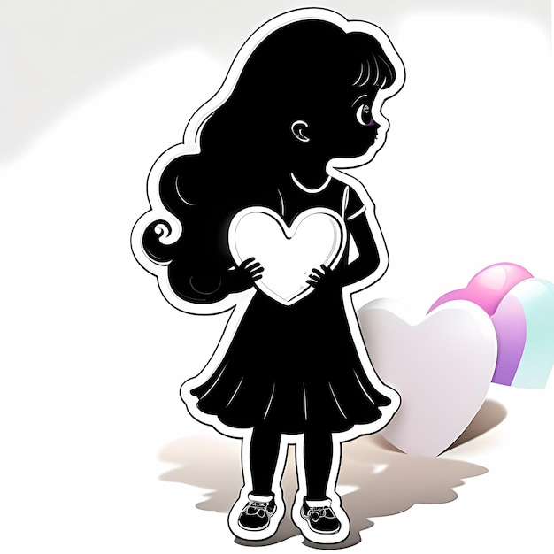 Zdjęcie stikery w kształcie serca 3d serca z różnymi wzorami w kształcie serce zestaw naklejki w stylu kreskówki