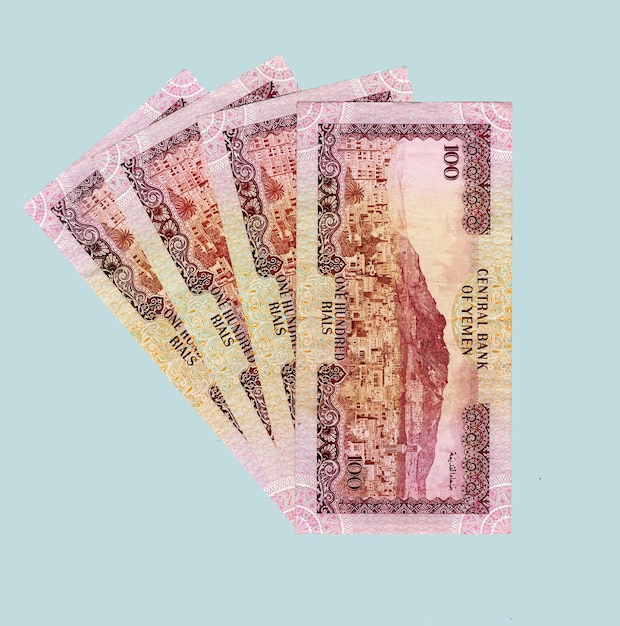 Zdjęcie sto riali jemeńskich 11 jemeńskich pieniędzy
