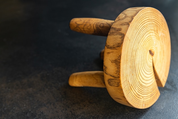 Stojak Na Przybory Kuchenne Deska Do Krojenia W Kuchni Naturalne Drewno Mały Stołek Artykuły Domowe Przestrzeń