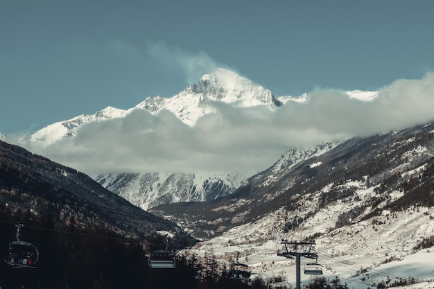 Stoki narciarskie Val cenis we francuskich alpach