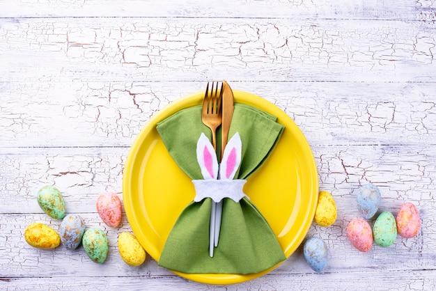 Stół Wielkanocny W Kolorze Zielonym