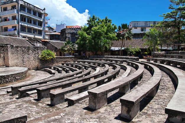 Stone Town Jest Stolicą Zanzibaru W Tanzanii