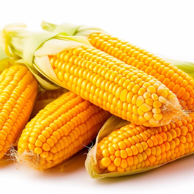 Stos kukurydzy na kolbie