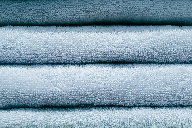 Stos ręczników kąpielowych Tekstylia domowe do zabiegów spa Miękka puszysta tkanina