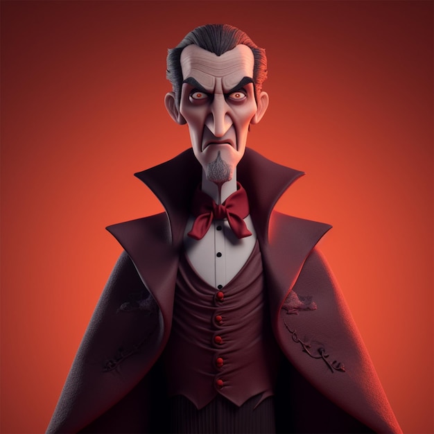 Strach przed wampirem Dracula Generuj sztuczną inteligencję