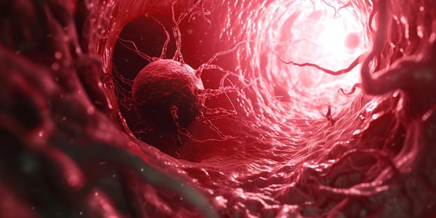 Straszna choroba czerwonych komórek nowotworowych rozprzestrzeniająca się na narząd Leczenie raka Rak onkologia