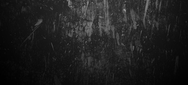 Straszny czarny grunge goth design horror czarne tło Straszne ciemne ściany lekko jasna czarna betonowa tekstura cementu na tle