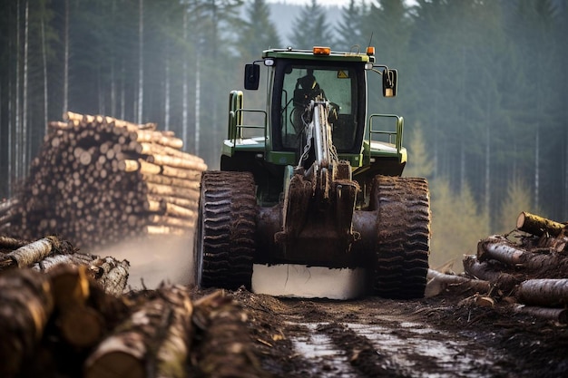 Strażnicy lasów Feller Bunchers Ochrona ekosystemów leśnych Najlepszy obraz Feller Buncher