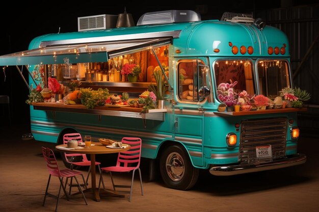 Street Eats odkrywa świat jedzenia Truck tło 273jpg