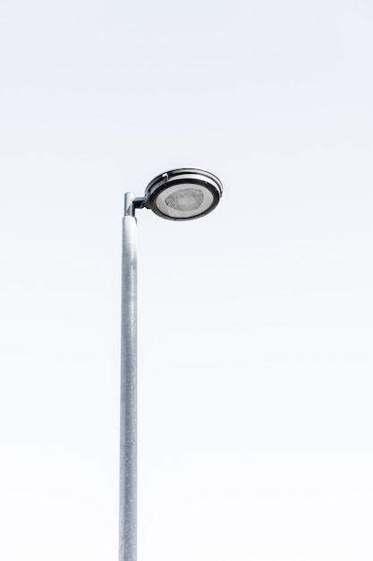 Streetlamp minimalizm tle nieba