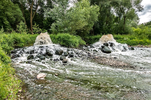 Strefa Mieszania Zrzutu ścieków Komunalnych Zanieczyszczenia Rzeczne Hałdy Miejskie