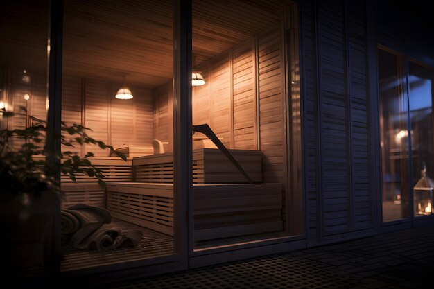Strefa Wellness Spokojna sauna i łaźnia parowa w spa