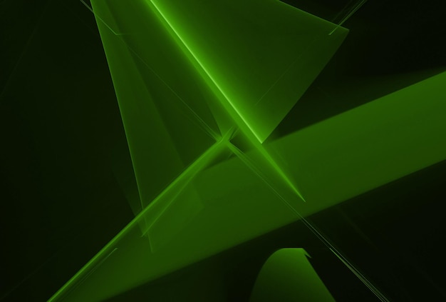 Streszczenie 3d geometryczny wzór tła Aktywny zielony