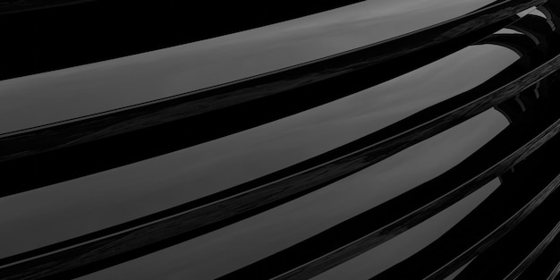 Streszczenie ciemne czarne tło z minimalistycznym nowoczesnym designem w wysokiej rozdzielczości do prezentacji biznesowych renderowania 3d