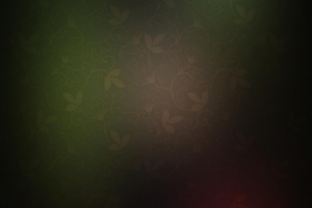 Zdjęcie streszczenie ciemnozielone tło z rocznika kwiatowy wzór w stylu vintage