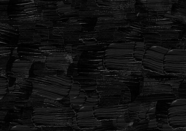 Streszczenie czarne tło z pociągnięć pędzla i plam cyfrowych ilustracji