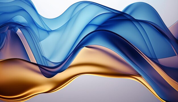 Streszczenie Fale Trend Gradient Kolor Kreatywnie Projekt Tła