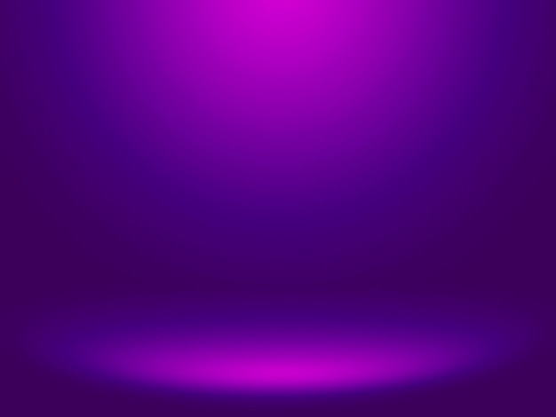 Streszczenie fioletowy i biały gradient Zwykły studio tła