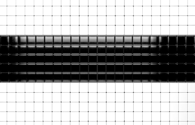 Streszczenie geometryczny kształt białych kostek