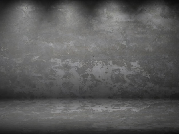 Zdjęcie streszczenie gładkie czarne tło pokoju studyjnego używane do wyświetlania produktu, banera, szablonu