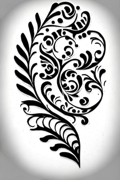 Streszczenie ilustracja tatuaż z elementami stylu retro