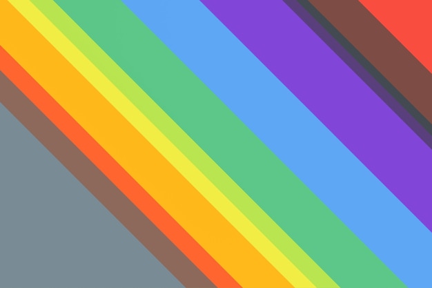 Streszczenie Kolorowe Rainbow Gradient Ręcznie Rysowane Tła