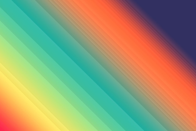 Streszczenie Kolorowe Rainbow Gradient Ręcznie Rysowane Tła