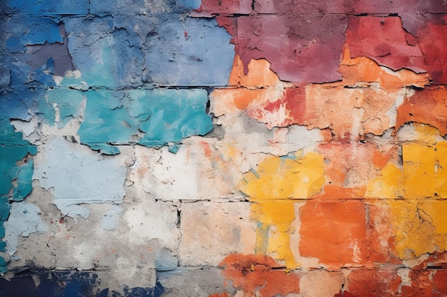 Streszczenie kolorowe tło tekstury ściany