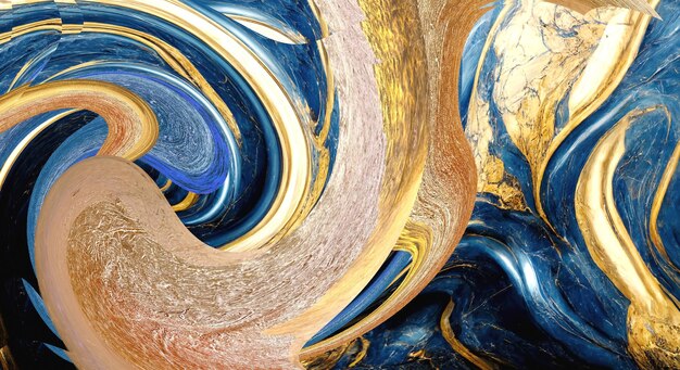 Streszczenie kolorowe złoto różowy niebieski marmur tekstura marmor tło szablon