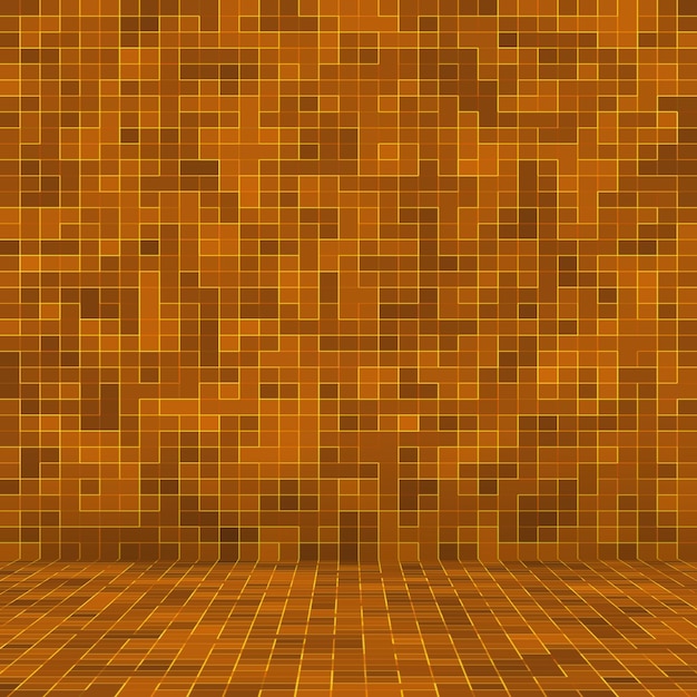Streszczenie kolorowy wzór geometryczny, pomarańczowy, żółty i czerwony mozaika kamionkowa tekstura tło, nowoczesny styl tle ściany.