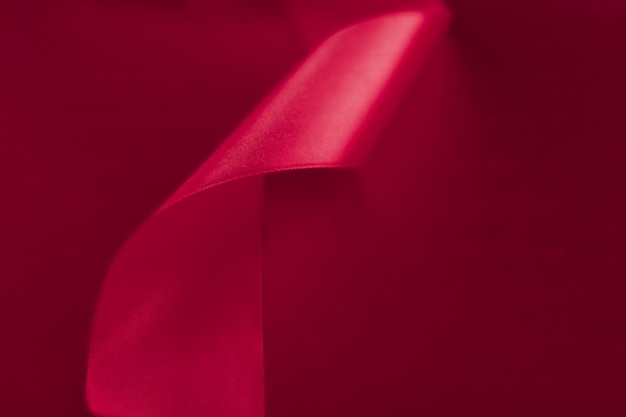 Streszczenie Kręcone Jedwabne Wstążki Na Różowym Tle Ekskluzywny Luksusowy Projekt Marki Na Wakacyjną Wyprzedaż Produktów Promocyjnych I Tło Karty Zaproszenia Glamour Art
