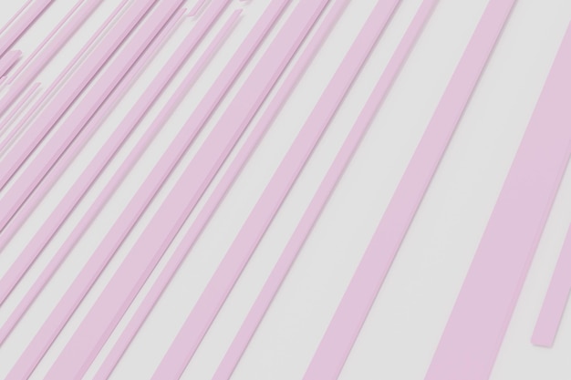Streszczenie minimalne białe i różowe tło tekstury wzoru renderowania 3d