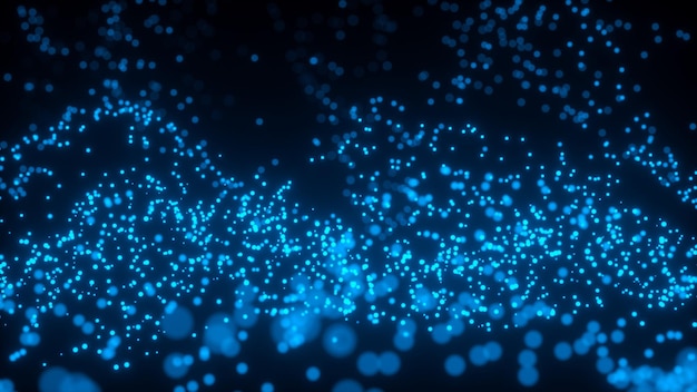 Streszczenie niebieski kolor piękne tło technologiczne symbolizujące użytkowników w sieci