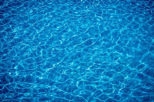Streszczenie niebieskim tle pięknej wody