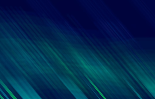 Streszczenie niebiesko-zielone ukośne promienie na czarno