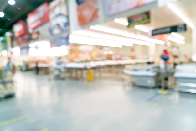 streszczenie rozmycie i nieostre supermarket