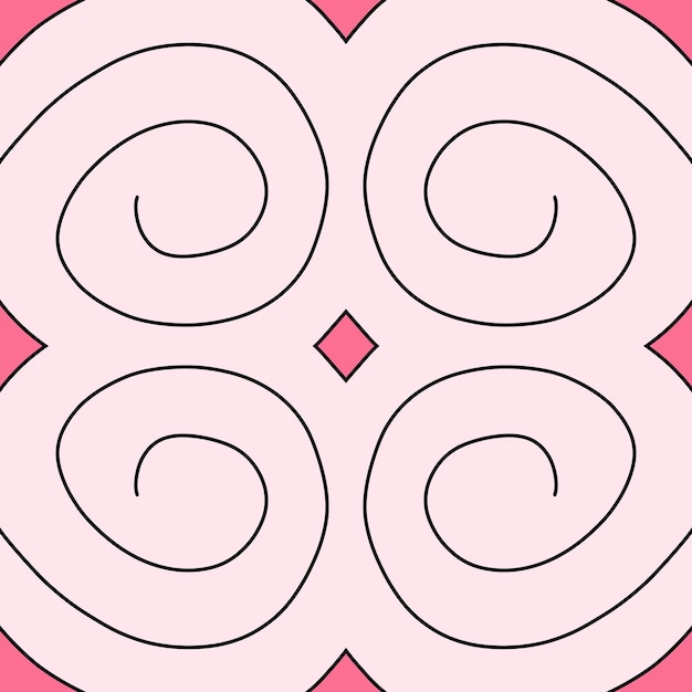 Streszczenie różowy spiralny wzór tła
