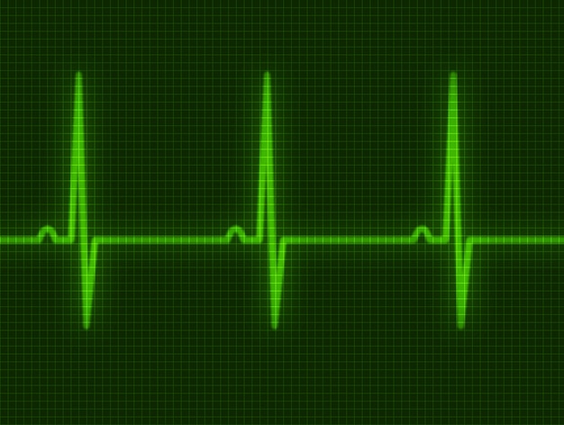 Zdjęcie streszczenie serce bije kardiogram