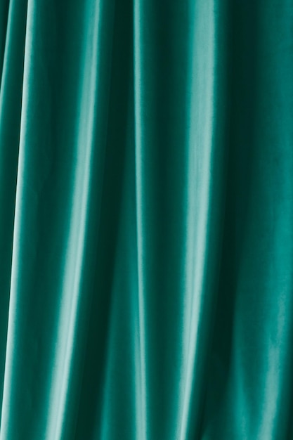 Zdjęcie streszczenie szmaragdowe tło tkaniny aksamitny materiał włókienniczy na rolety lub zasłony tekstura mody i tło wystrój domu dla luksusowej marki wnętrz
